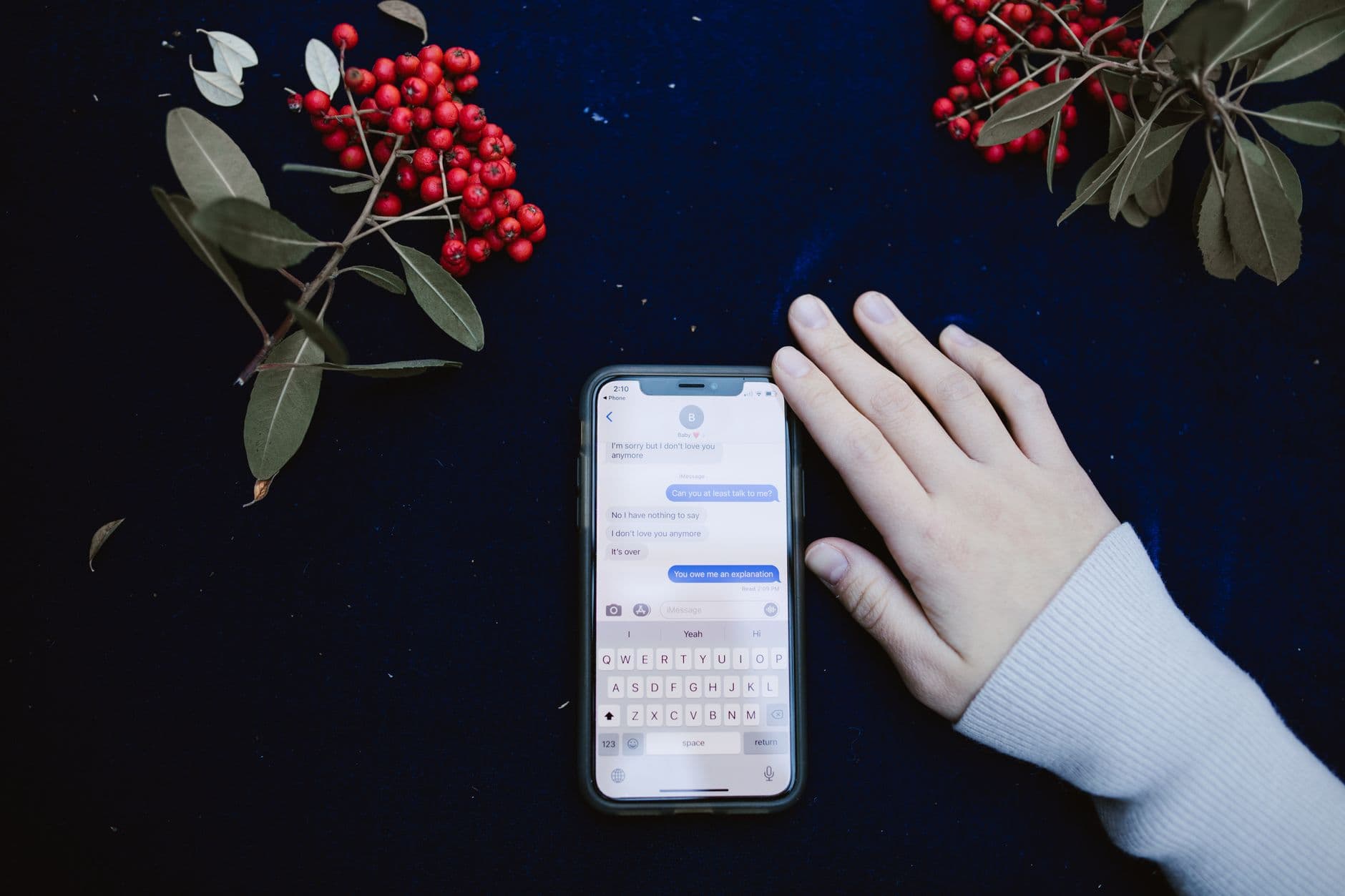 Recovering deleted text messages on a phone